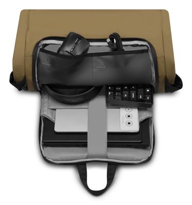 Lenovo GX41U39298 laptoptas 40,6 cm (16") Rugzak Zwart, Geel