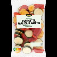 Jumbo Ovengroente Courgette, Paprika & Wortel 600 g - thumbnail