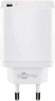 Goobay USB-A adapter - USB-A oplader - CEE 7/16 - USB-A adapter - 1 poorts - Quick Charge 3.0 - 3000mA - 18W - wit - thumbnail