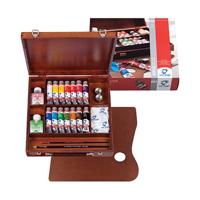 Van Gogh • acrylverf in kist inspiration met 14 kleuren in tubes van 40ml + accessoires - thumbnail