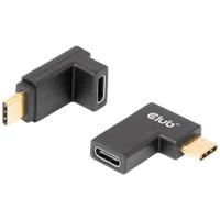 CLUB3D USB Type-C Gen2 Angled Adapter set van 2 - 4K120Hz M/V - thumbnail
