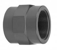 Druk PVC schroefbus - 20mm x 3/8 - 16 bar - thumbnail