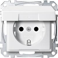Merten MEG2310-0419 Wandcontactdoos System M Polair-wit 1 stuk(s) - thumbnail