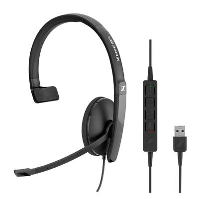 EPOS ADAPT SC 130 USB - Headset - mono - op oor - met bekabeling - USB - zwart EPOS ADAPT SC 130 USB - Headset - mono - op oor - met bekabeling - USB - zwart