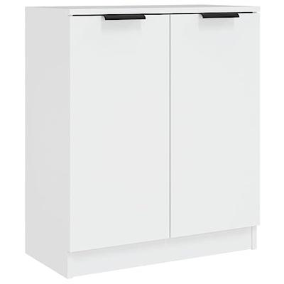 Dressoir 60x30x70 cm bewerkt hout wit