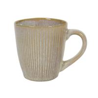 Koffiemok lines ocean beige 340ml - thumbnail