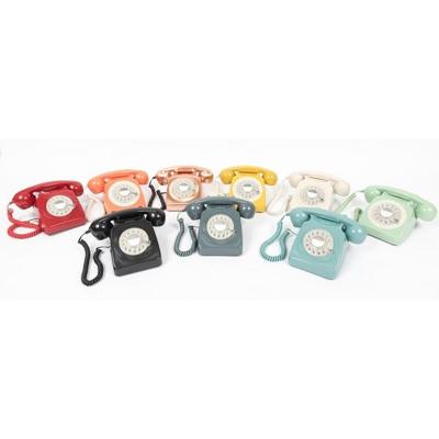 GPO Retro 746ROTARYMUS Telefoon met draaischijf klassiek jaren ‘70 ontwerp