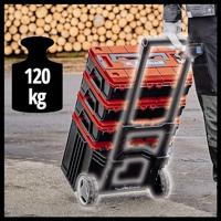 Einhell E-Case L with wheels 4540014 Transportwagen Kunststof Zwart, Rood (l x b x h) 444 x 330 x 131 mm - thumbnail