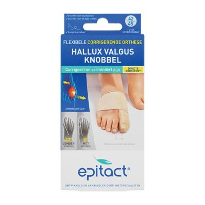 Epitact Hallux Valgus Knobbel Corrigerende Orthese Nacht Maat 42-45 Epitact Hallux Valgus Knobbel Corrigerende Orthese Nacht Maat 42-45