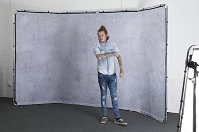 Manfrotto Panoramic background 400cm cover Limestone