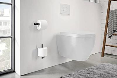 Zack Carvo Toiletrolhouder zwart - thumbnail