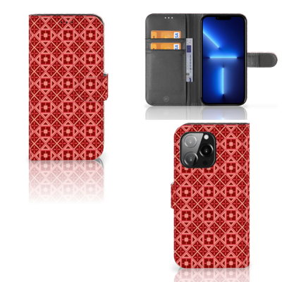 iPhone 13 Pro | Telefoon Hoesje | Batik Rood