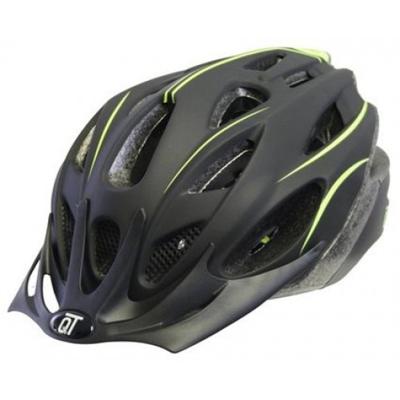 Qtcycletech qt cycle tech helm fuse mat zwart / fluo m 54-58 cm 2810420