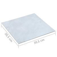 Vloerplanken zelfklevend 5,11 m PVC wit marmerpatroon - thumbnail