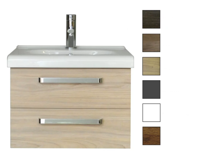 Sanicare Q9 badkamermeubel 2 laden 65 cm belluno - thumbnail