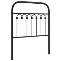 Hoofdbord 80 cm metaal zwart - thumbnail