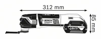 MULTITOOL GOP 18V-28 06018B600 - thumbnail