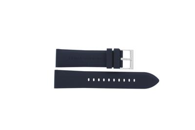 Horlogeband Armani AX7128 Rubber Blauw 22mm