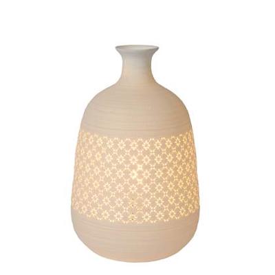 Lucide TIESSE - Tafellamp - Ø 18,6 cm - 1xE14 - Wit