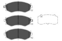 Remblokken set KBP6527 - thumbnail