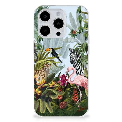 TPU Hoesje voor iPhone 15 Pro Jungle