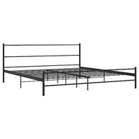 Bedframe metaal zwart 180x200 cm - thumbnail