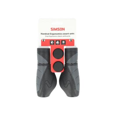 Simson handvatten ergonomics zwart-antraciet