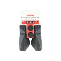 Simson handvatten ergonomics zwart-antraciet - thumbnail