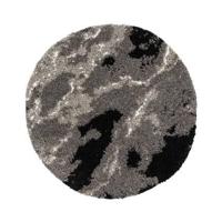Boho&me Rond hoogpolig vloerkleed Marble Artisan - grijs - 280 cm rond - thumbnail