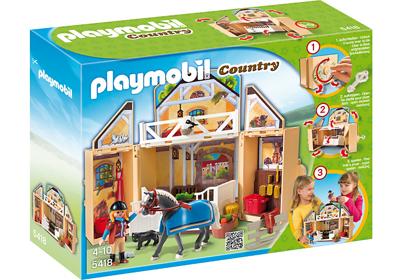 PLAYMOBIL Country speelbox paardenstal 5418
