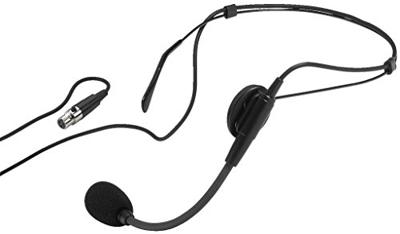 Monacor HSE-80 Zangmicrofoon Headset Zendmethode:Kabelgebonden Mini-XLR Kabelgebonden