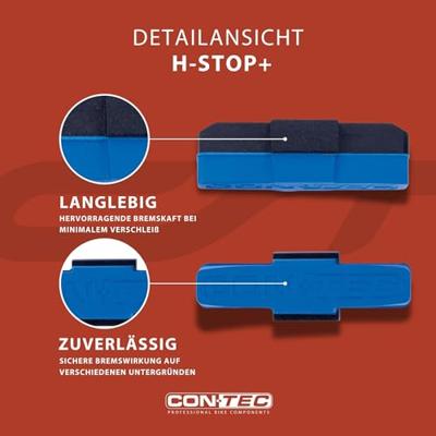 CONTEC rempads "h-stop +" ct brake shoes h-stop+ hydraulic - thumbnail