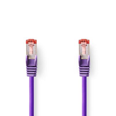Nedis CCGL85221VT10 Cat6-kabel Rj45 Male Rj45 Male S/ftp 1.00 M Rond Lszh Violet Label Nedis CCGL85221VT10 Cat6-kabel Rj45 Male Rj45 Male S/ftp 1.00 M Rond Lszh Violet Label
