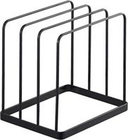 Yamazaki 5053 TOWER Tray Stand, black, Steel, 19.5 x 16 x 19.5 cm - thumbnail