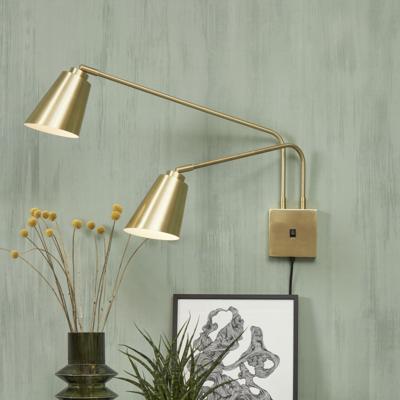 its about RoMi Wandlamp 'Bremen' 2-lamps, kleur Goud
