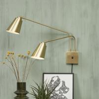 its about RoMi Wandlamp 'Bremen' 2-lamps, kleur Goud - thumbnail