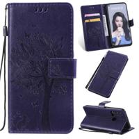 Boom & kat patroon gedrukt afdrukken horizontale Flip PU lederen draagtas met houder & kaartsleuven & portemonnee & Lanyard voor Huawei P20 Lite 2019/ - thumbnail