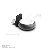 ZENS USB-A oplader compatibel met alle Apple Watches en de AirPods Pro 2 (2022 & 2023) (aluminium, MFi-gecertificeerd, verlengkabel inbegrepen) - thumbnail