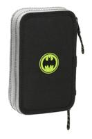 Dubbele etui Batman Game over Zwart 12.5 x 19.5 x 4 cm Dubbele etui 29 Onderdelen - thumbnail