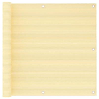 VidaXL Balkonscherm 90x500 cm hdpe beige