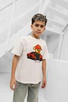 Black Bananas Febbari T-Shirt Kids Gebroken Wit - Maat 128 - Kleur: RoodWit | Soccerfanshop - thumbnail
