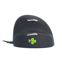 R-Go Tools Ergonomische muis R-Go HE Break met pauzesoftware, medium (handlengte 165-185mm), rechtshandig, bedraad, zwart - thumbnail