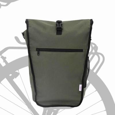 VidaXL Fietstas olijfgroen 34 x 16 x 59 cm polyester VidaXL Fietstas olijfgroen 34 x 16 x 59 cm polyester