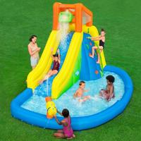 Bestway Opblaasbare Zwembad Waterpark 435x286x267cm + 5 Jaar Tuin 53478 - thumbnail