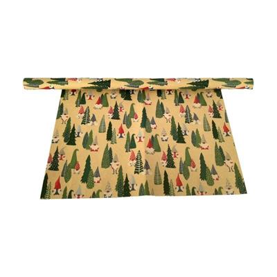 Kersmis Gnoom 3m Cadeaupapier Rol