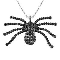 Zwarte ketting met spin - thumbnail