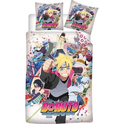 Boruto dekbedovertrek Team 140 x 200 cm - polyester Boruto dekbedovertrek Team 140 x 200 cm - polyester