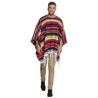 Boland mexicaanse poncho diego heren - thumbnail