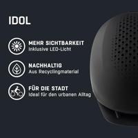 Olympic Sportswear Alpina sports urban helm idol 52-56 mat zwart - thumbnail