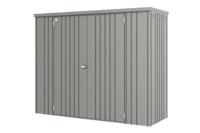Biohort metalen tuinkast 230 kwartsgrijs 227x83x182,5 cm - thumbnail